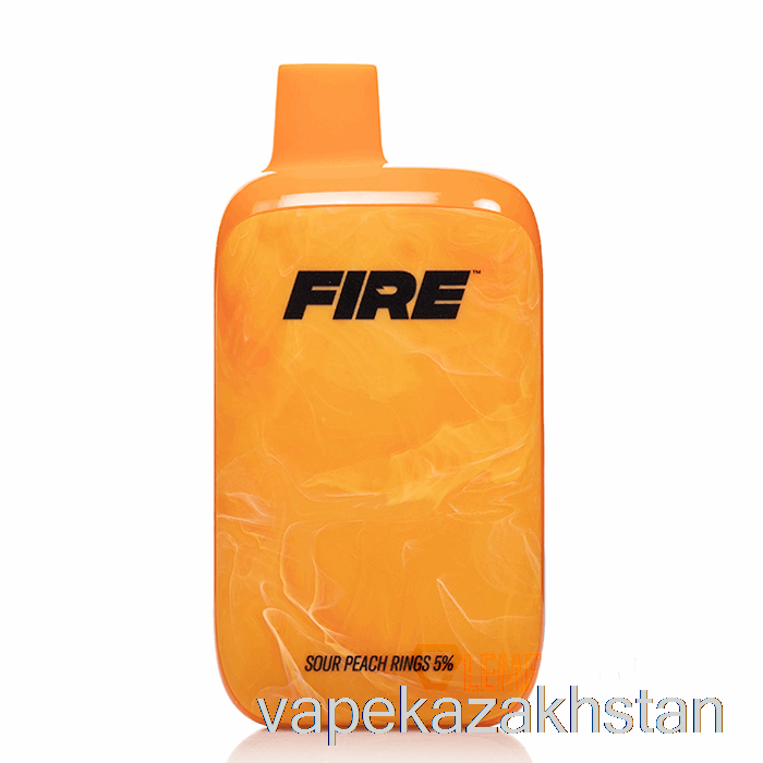 Vape Kazakhstan FIRE Boost 12000 Disposable Sour Peach Rings